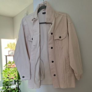 Zara Corduroy Cream Jacket